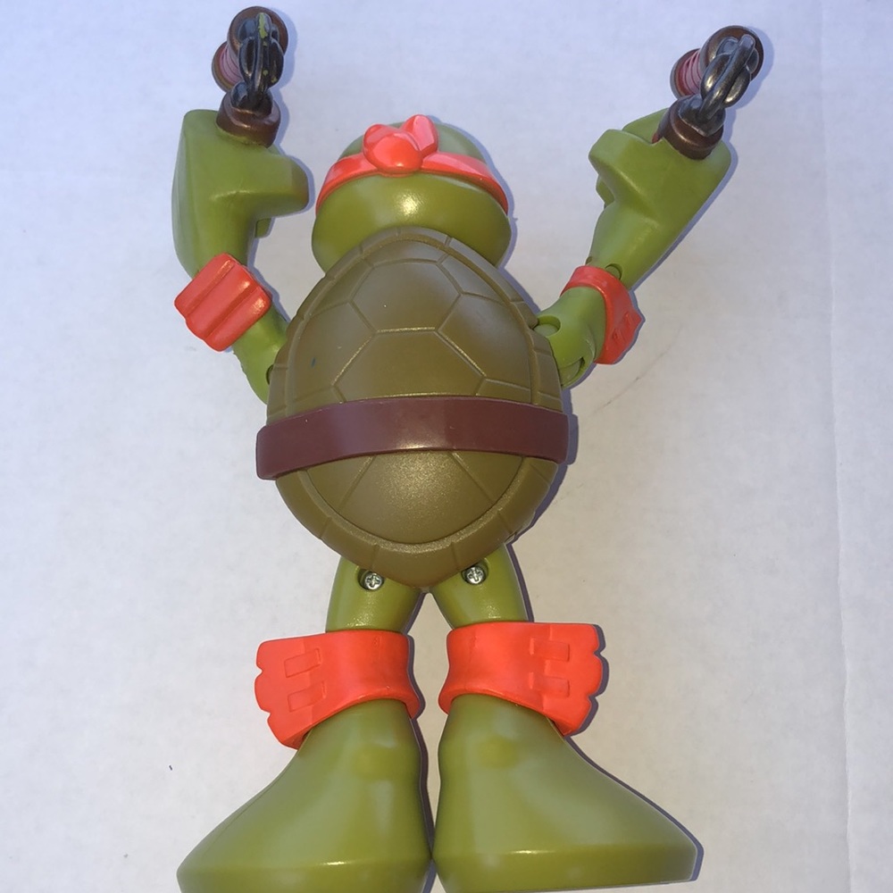 TMNT MICHELANGELO 2015 Viacom Teenage Mutant Ninja Turtle Action Figure - Picture 9 of 12